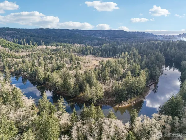 a view of a city with a lake view