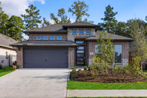 a house with a garden space