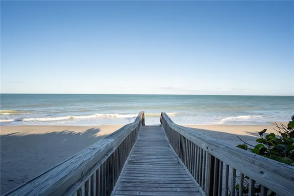 a view of ocean from a balcony
