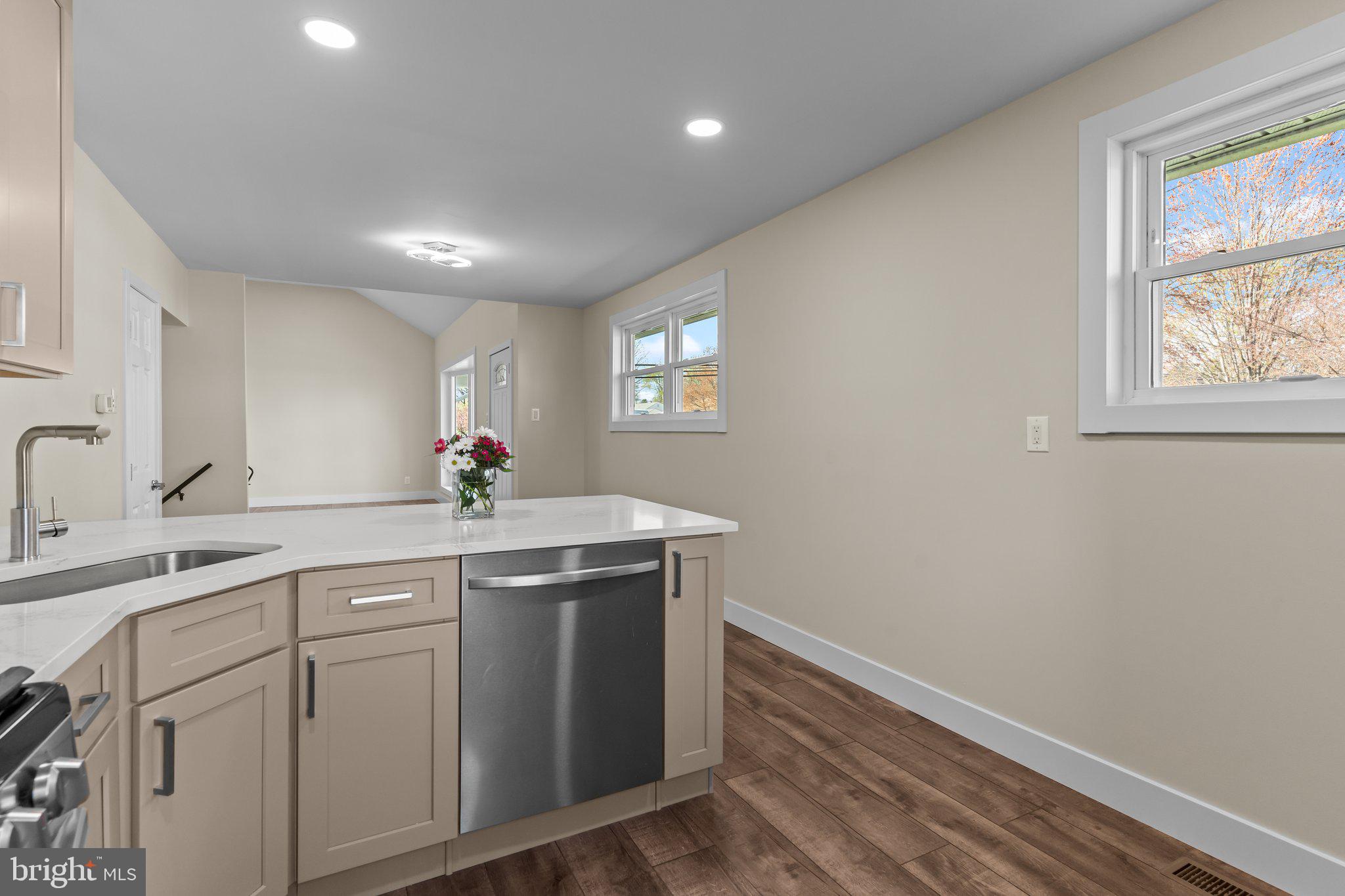 686 Spruce Road Warminster, PA 18974 - Photo 11 of 38 a view of cabinets a sink and dishwasher in a room