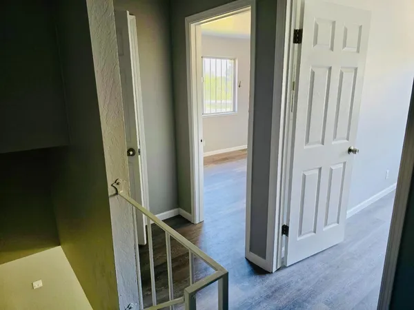 a view of front door