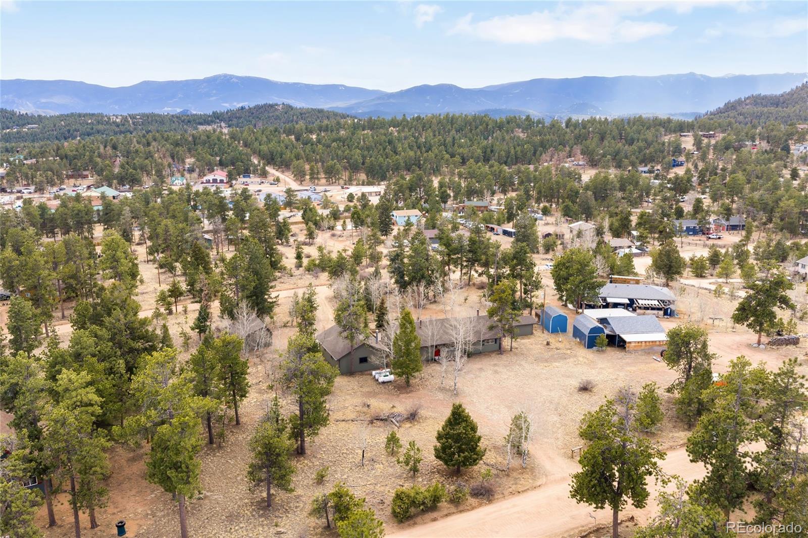 34657 Mohawk Trail Pine, CO 80470 - Photo 43 of 46 a view of city and mountain