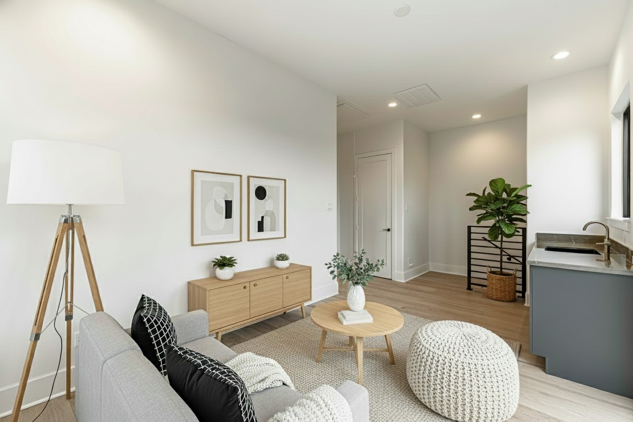 1104 West 9th Street Houston, TX 77007 - Photo 21 of 25 Virtual Staging of the game room