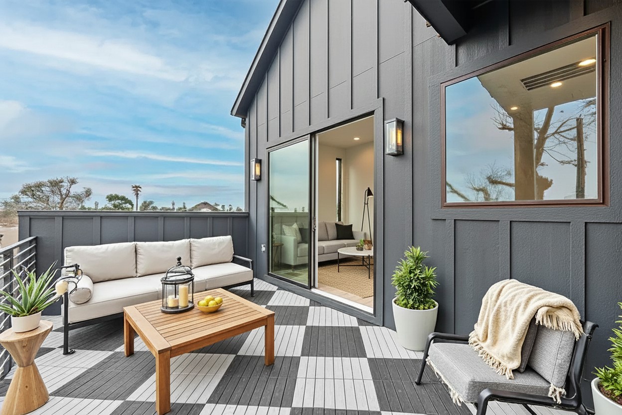 1104 West 9th Street Houston, TX 77007 - Photo 24 of 25 Virtual Staging of the Rooftop