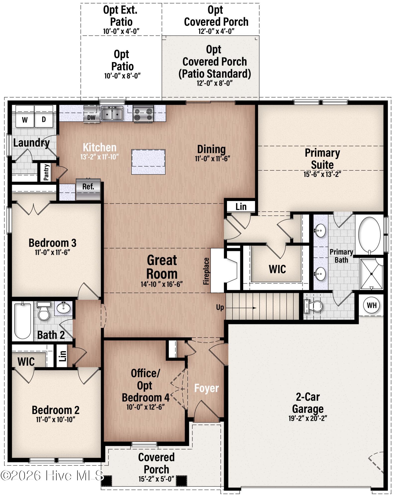 185 Bibey Road, Unit LOT 3 Carthage, NC 28327 - Photo 8 of 9 Floor Plan 1