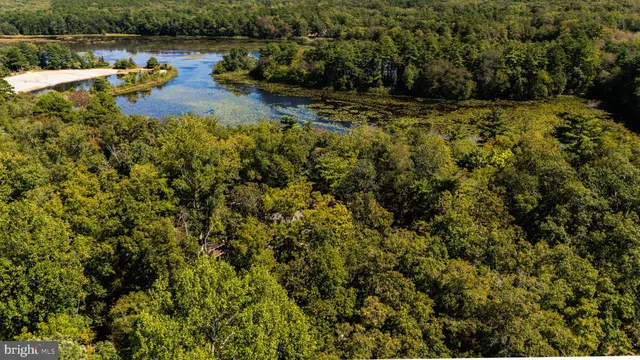 a view of a lake with outdoor space
