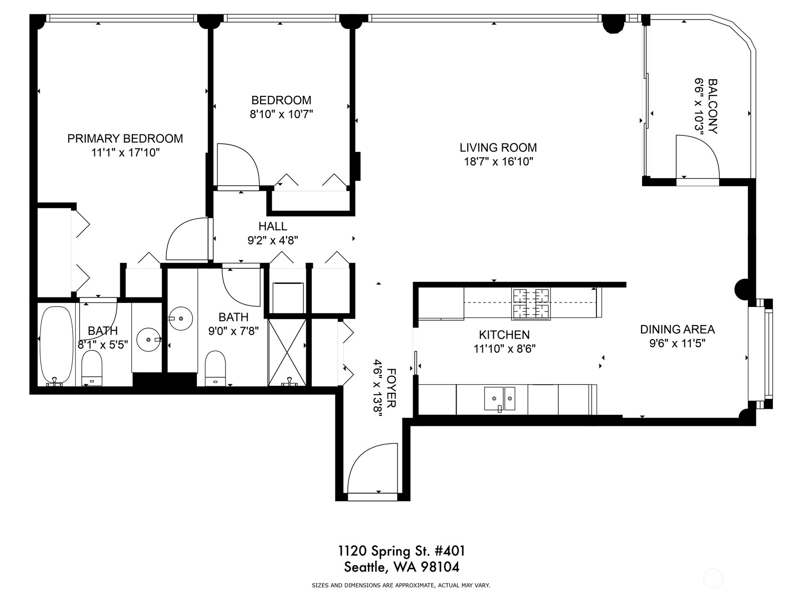 1120 Spring Street, Unit 401 Seattle, WA 98104 - Photo 22 of 34 a picture of a book and a bed