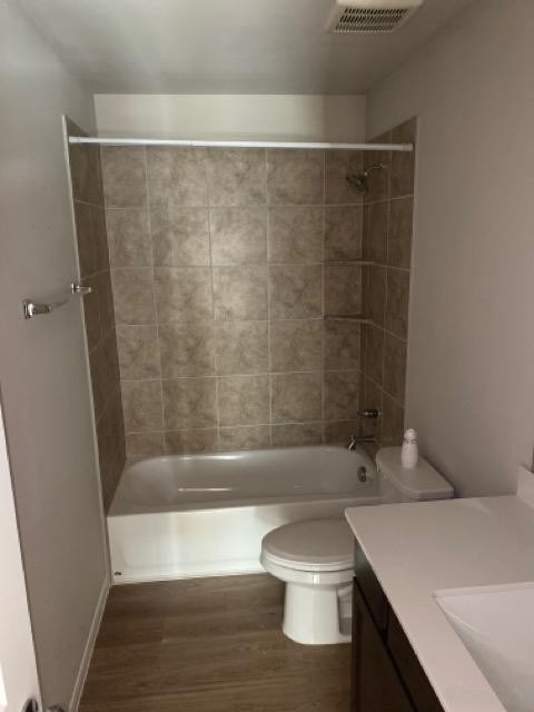 9210 Wood Beach Way Houston, TX 77034 - Photo 14 of 17 a bathroom with a shower and a toilet