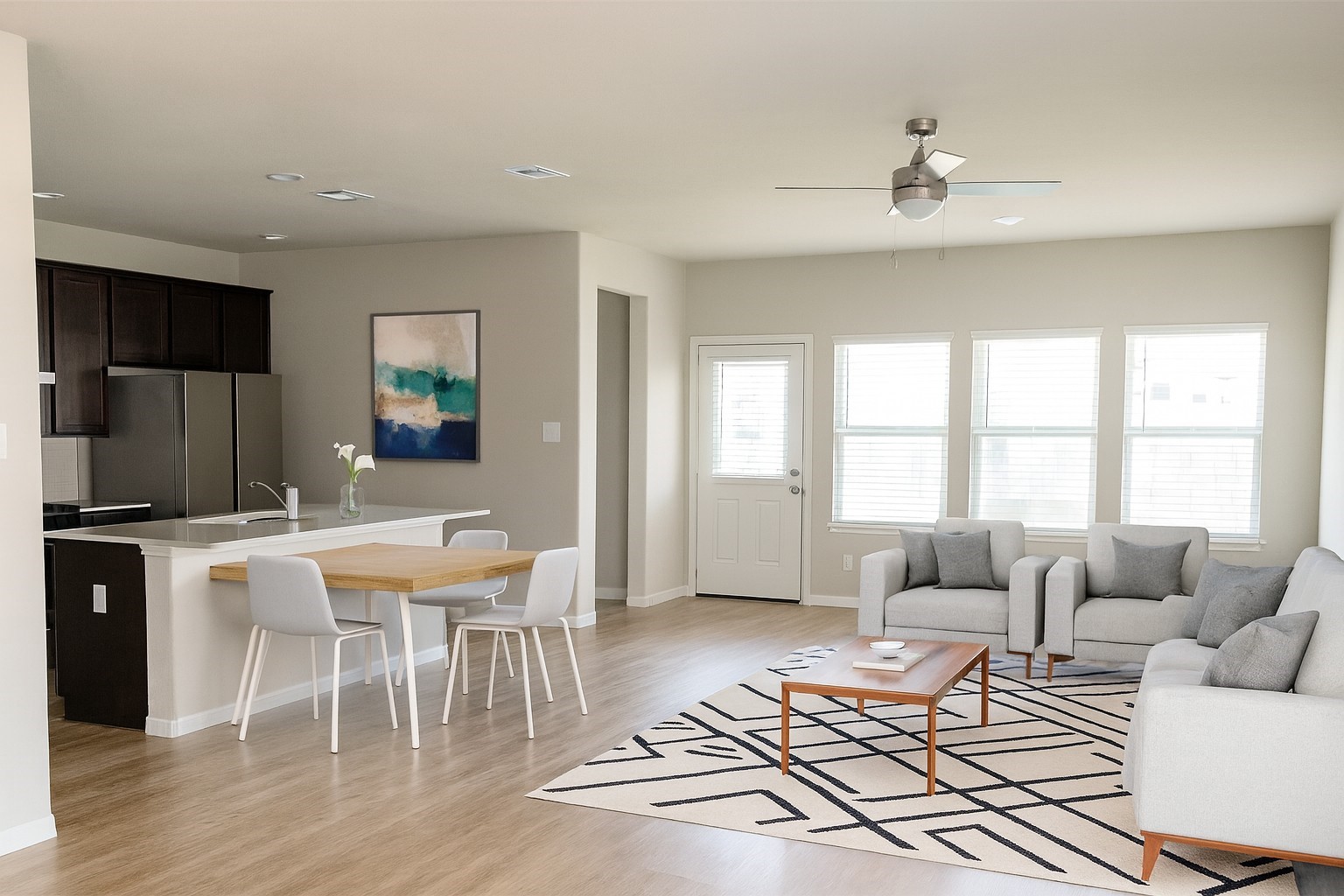 9210 Wood Beach Way Houston, TX 77034 - Photo 5 of 17 a living room with furniture and a window