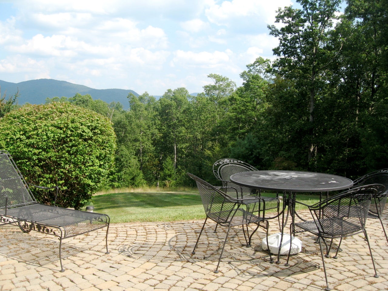 View from patio
