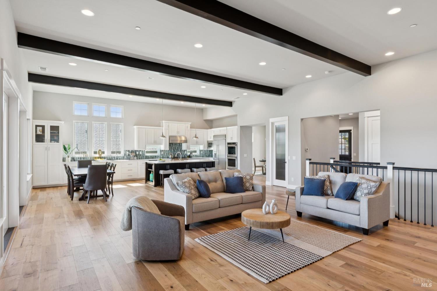 5980 Vista Ridge Santa Rosa, CA 95409 - Photo 18 of 63 a living room with furniture and view of kitchen
