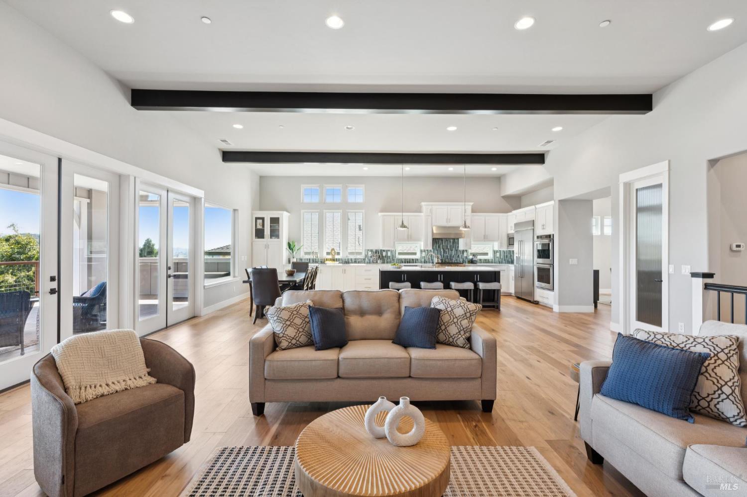 5980 Vista Ridge Santa Rosa, CA 95409 - Photo 19 of 63 a living room with furniture and view of kitchen