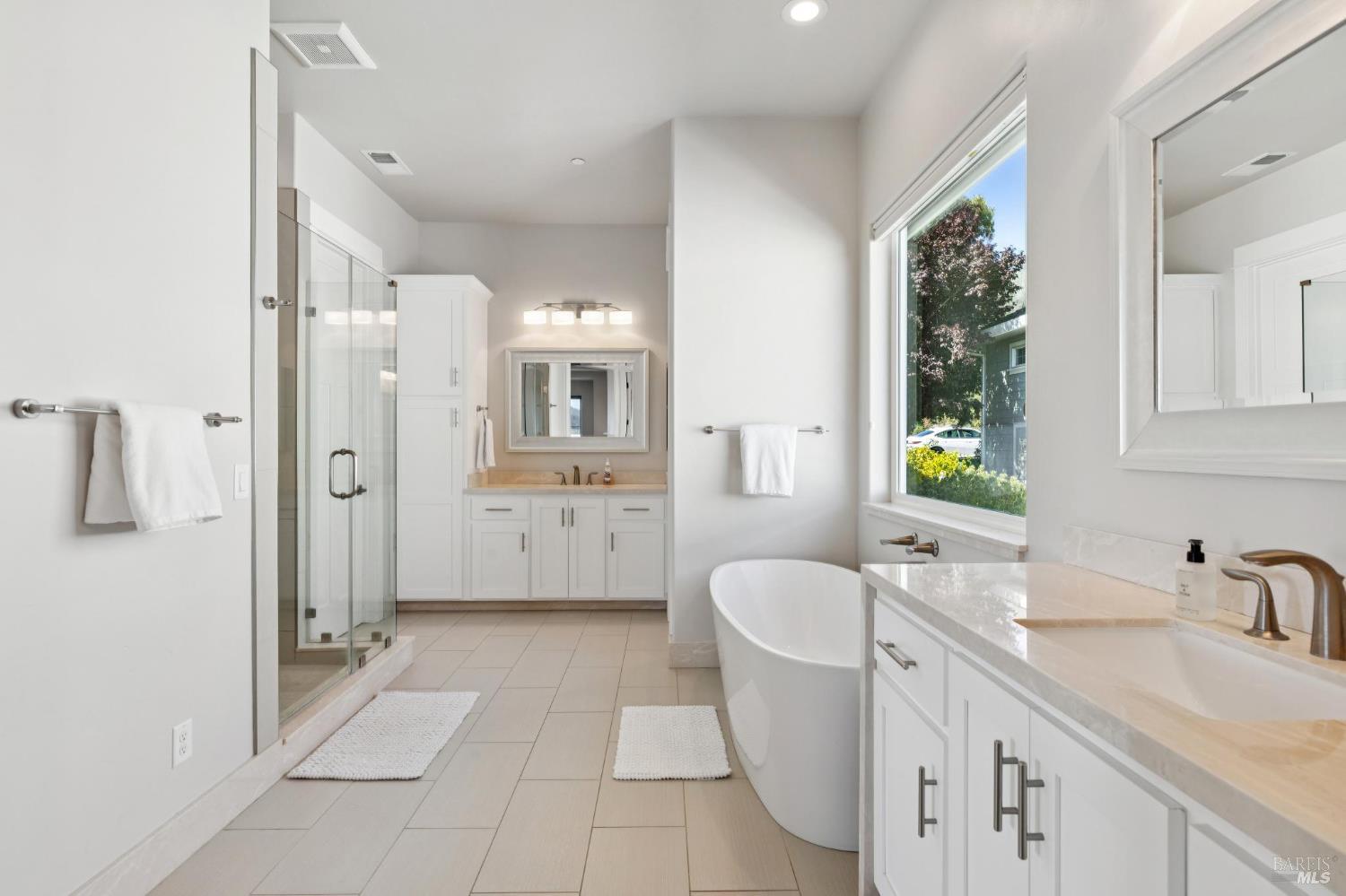 5980 Vista Ridge Santa Rosa, CA 95409 - Photo 38 of 63 a bathroom with a sink a toilet and shower