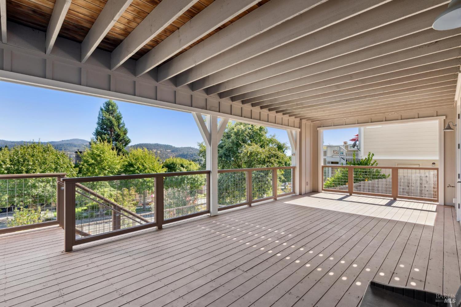 5980 Vista Ridge Santa Rosa, CA 95409 - Photo 51 of 63 a view of a balcony with wooden floor