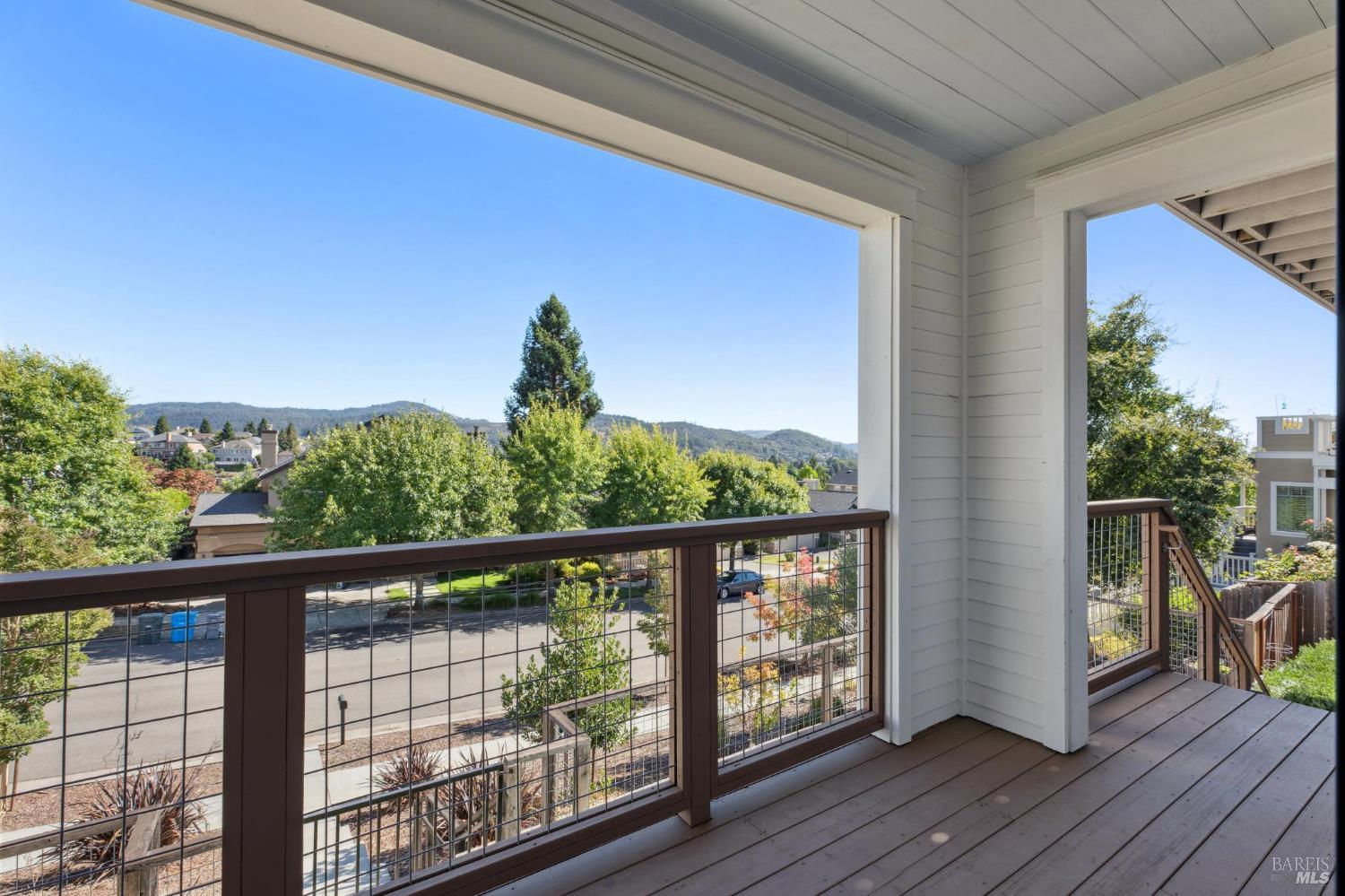 5980 Vista Ridge Santa Rosa, CA 95409 - Photo 58 of 63 a view of a balcony with wooden floor