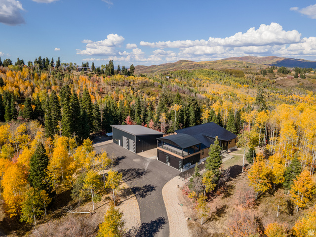 1000 West Upper Cove Road Park City, UT 84098 - Photo 46 of 63 View from above of property with a mountain backdrop