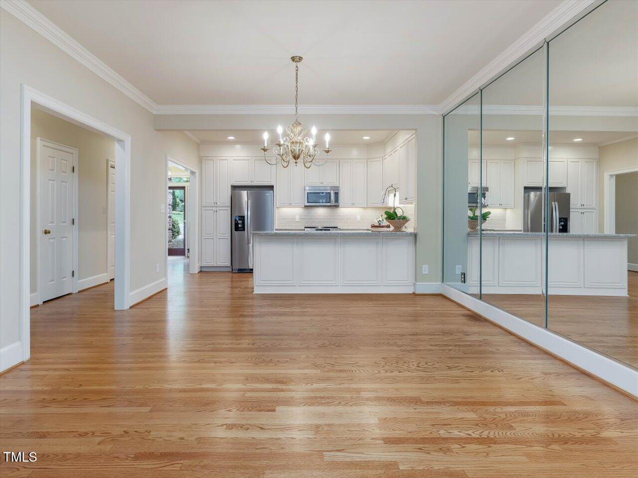 3347 Ridgecrest Court Raleigh, NC 27607 - Photo 19 of 65 a view of a living room and kitchen view