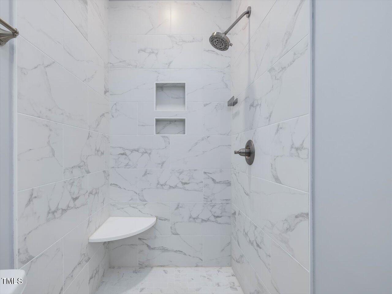 3347 Ridgecrest Court Raleigh, NC 27607 - Photo 42 of 65 a bathroom with a shower