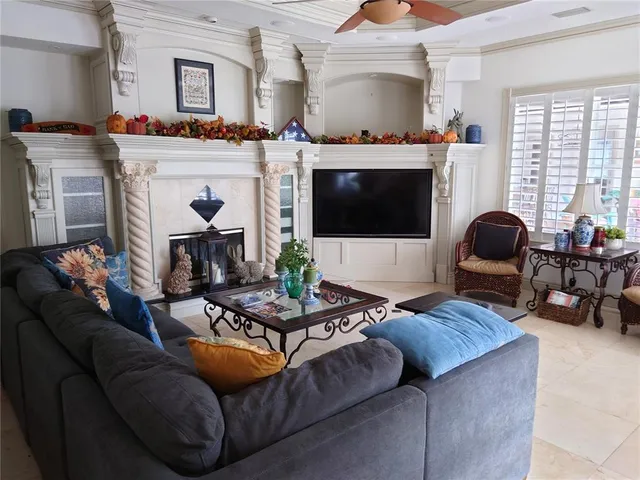 a bathroom with a granite countertop sink a mirror and shower