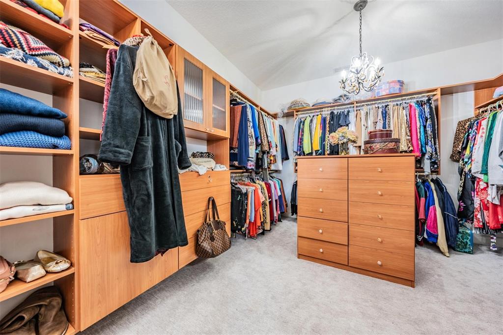 10628 Pontofino Circle Trinity, FL 34655 - Photo 31 of 75 a view of walk in closet with clothes and shoes
