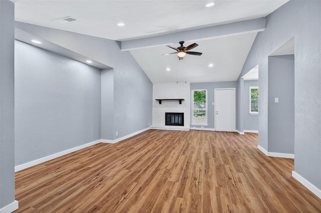 1401 La Salle Drive Sherman, TX 75090 - Photo 4 of 24 a view of empty room with wooden floor and ceiling fan