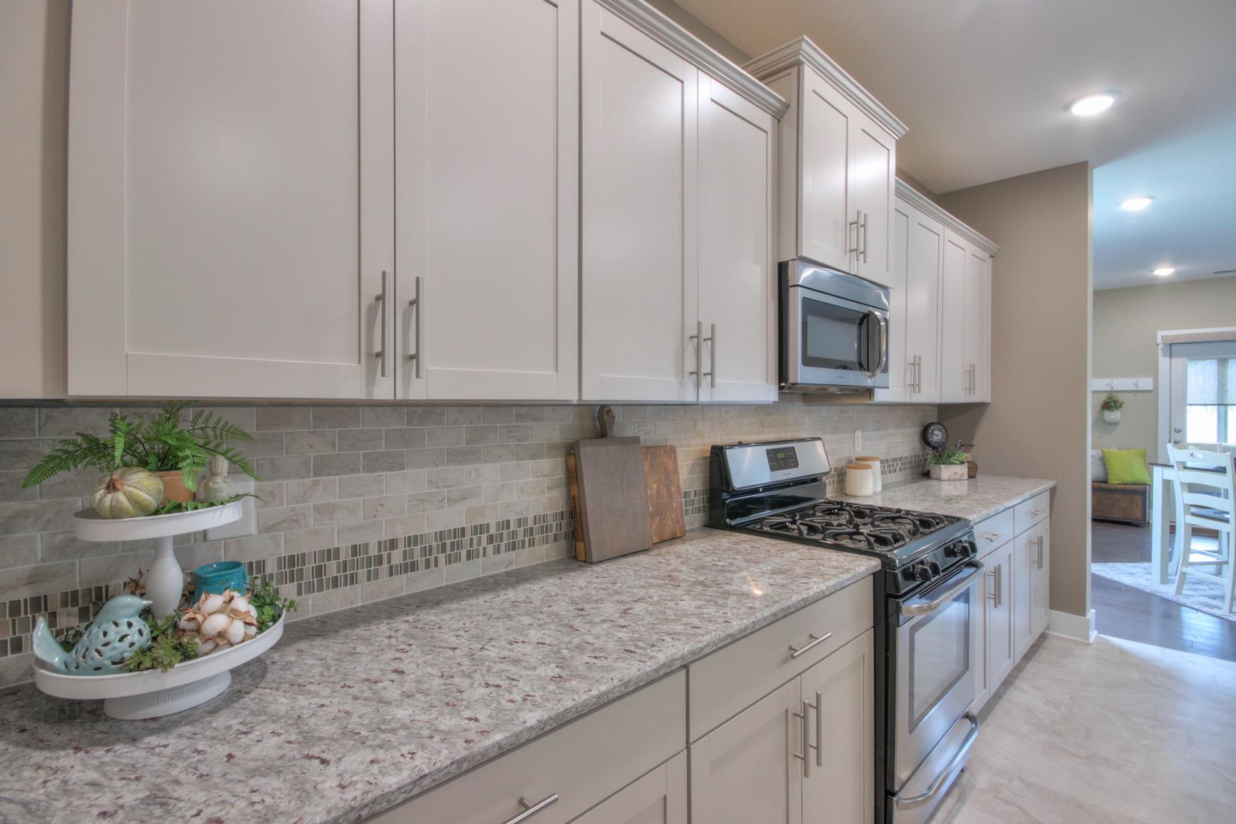 6419 Birchtree Drive Murfreesboro, TN 37128 - Photo 3 of 19 Tile backsplash and granite counters.