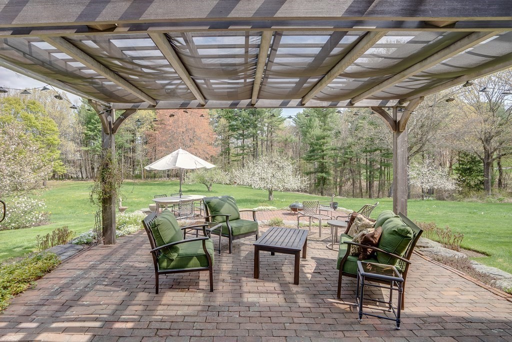 83 Whitney Road Harvard, MA 01451 - Photo 20 of 41 a backyard of a house with outdoor seating