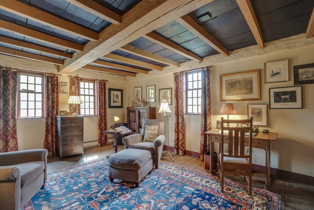 83 Whitney Road Harvard, MA 01451 - Photo 36 of 41 a living room with furniture and wooden floor