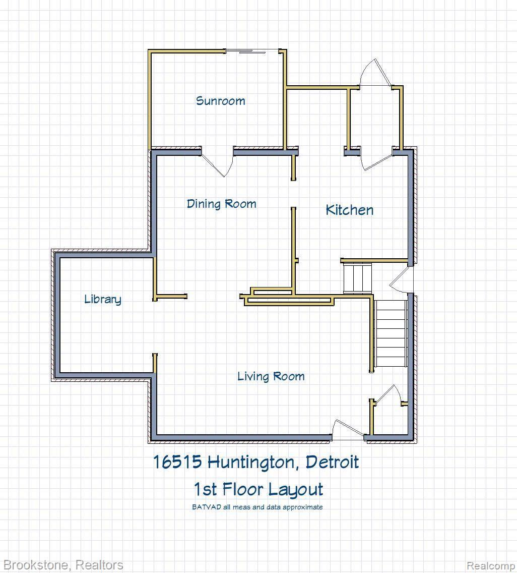 16515 Huntington Road Detroit, MI 48219 - Photo 13 of 14 Huntington 1st floor.jpg