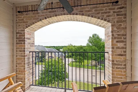 a view of a balcony
