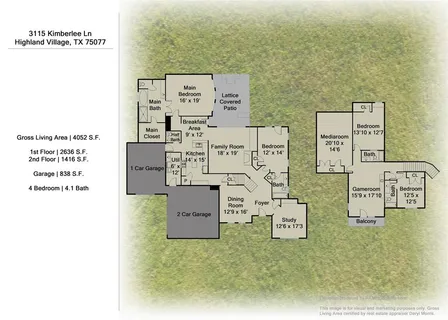 $759,500 | 3115 Kimberlee Lane, Highland Village, TX 75077