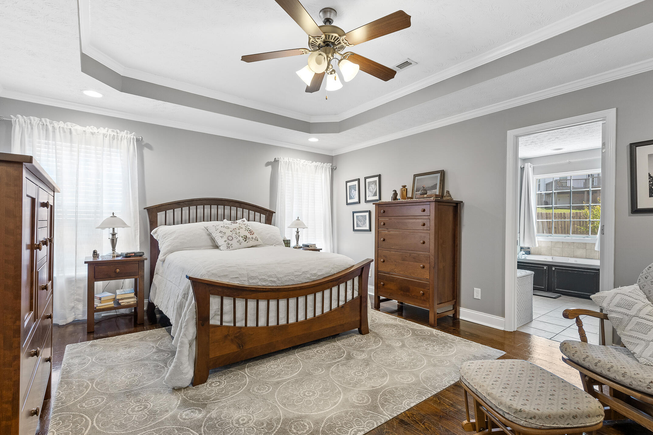 71 Clear Creek Road Flintstone, GA 30725 - Photo 16 of 25 Master bedroom with tray ceiling