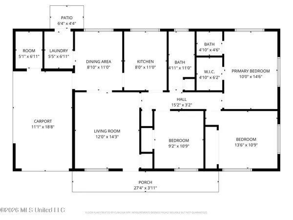 $94,900 | 117 James Monroe Place, Jackson, MS 39213