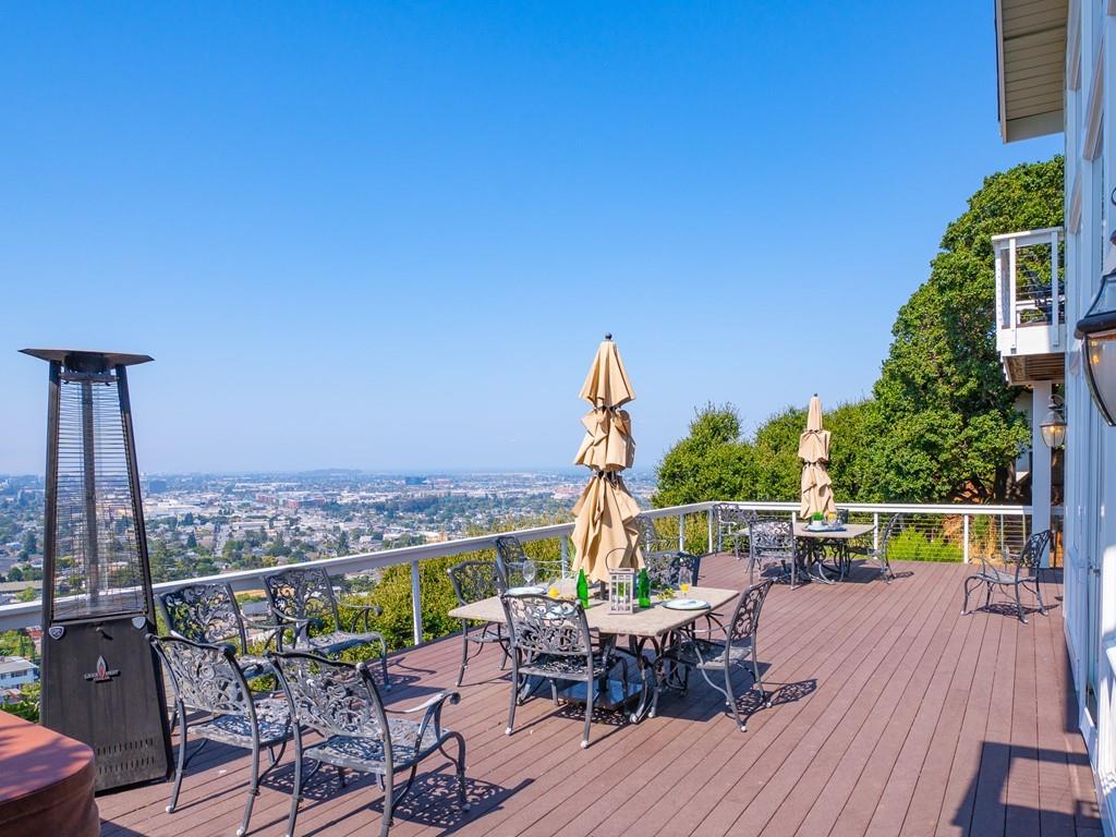 1510 Ridge Road Belmont, CA 94002 - Photo 45 of 55 a view of a chairs and table on the deck