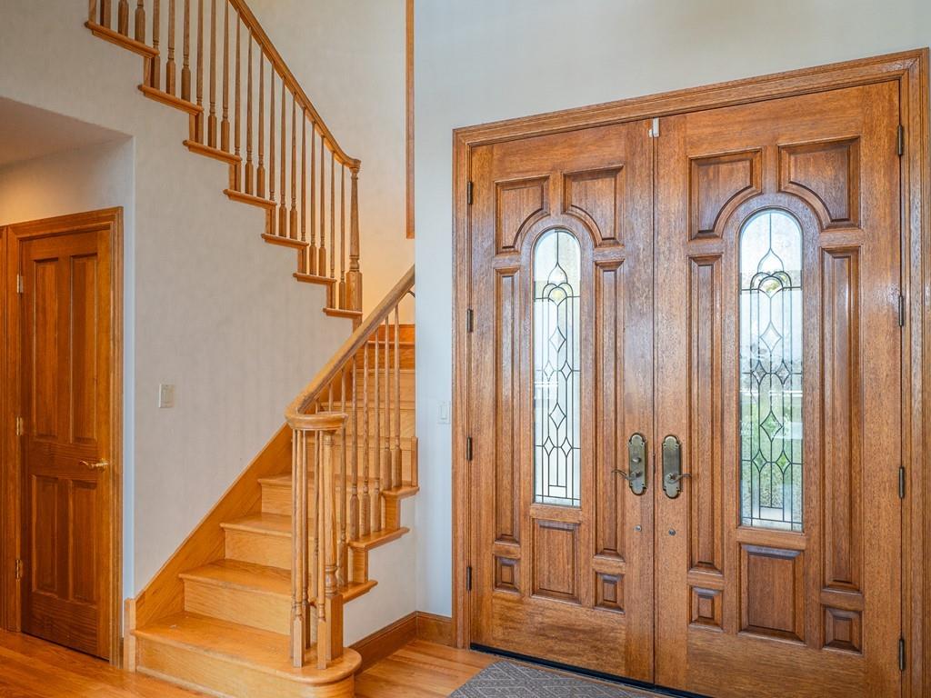 1510 Ridge Road Belmont, CA 94002 - Photo 9 of 55 a view of staircase with wooden floor and windows