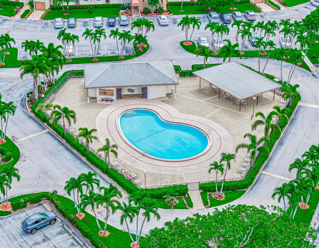 1050 Newcastle A Boca Raton, FL 33434 - Photo 9 of 12 18 AERIAL POOL