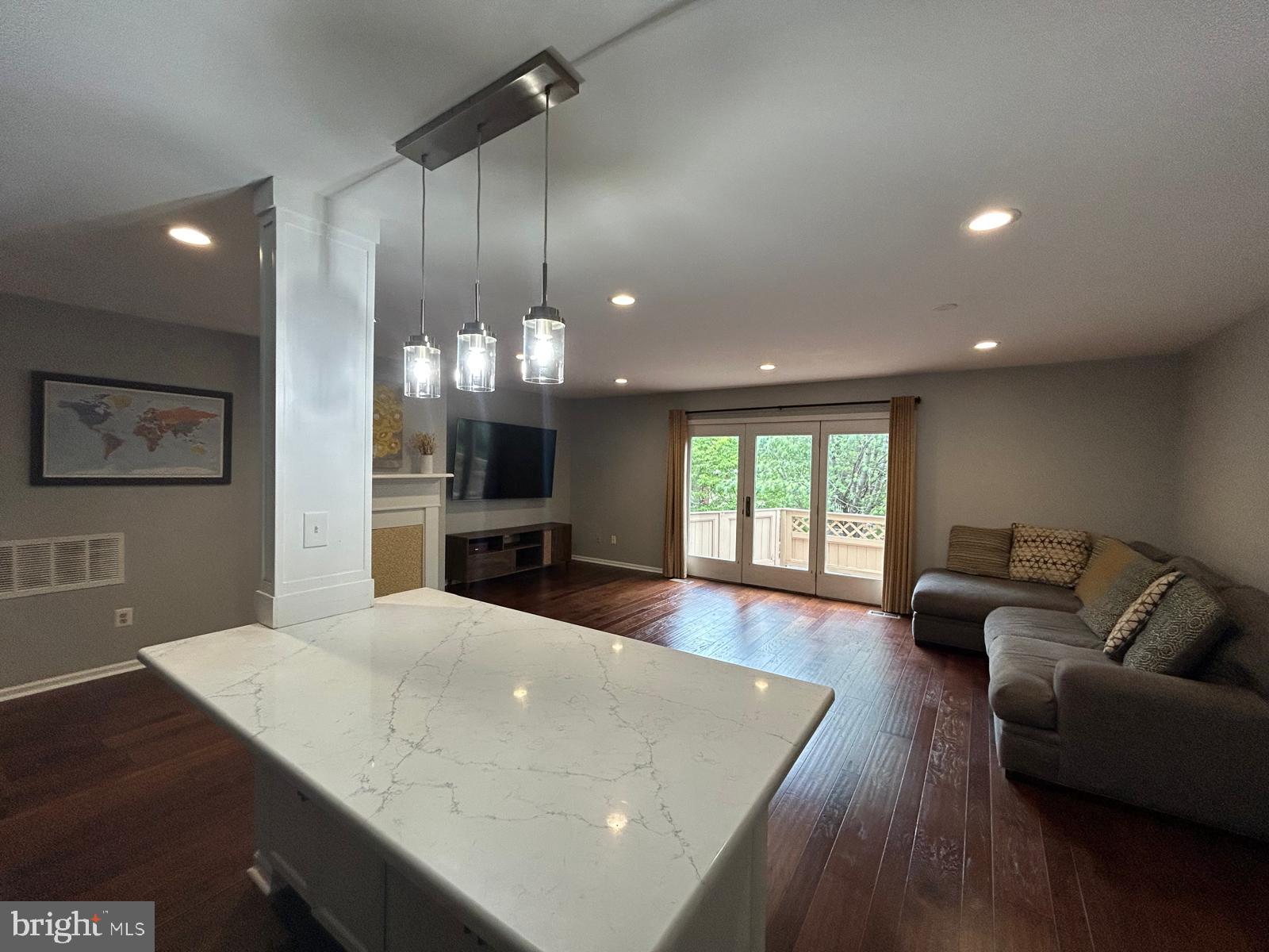 Kitchen/Living/Dining Area