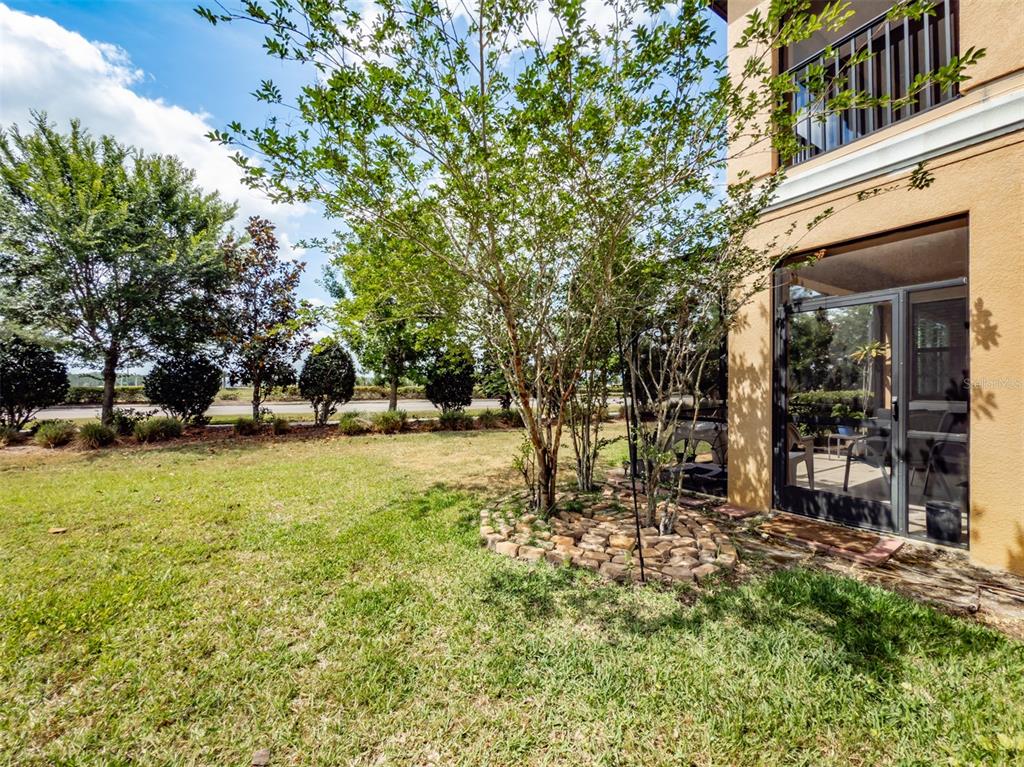 4730 Wandering Way Wesley Chapel, FL 33544 - Photo 50 of 61 a view of outdoor space with garden