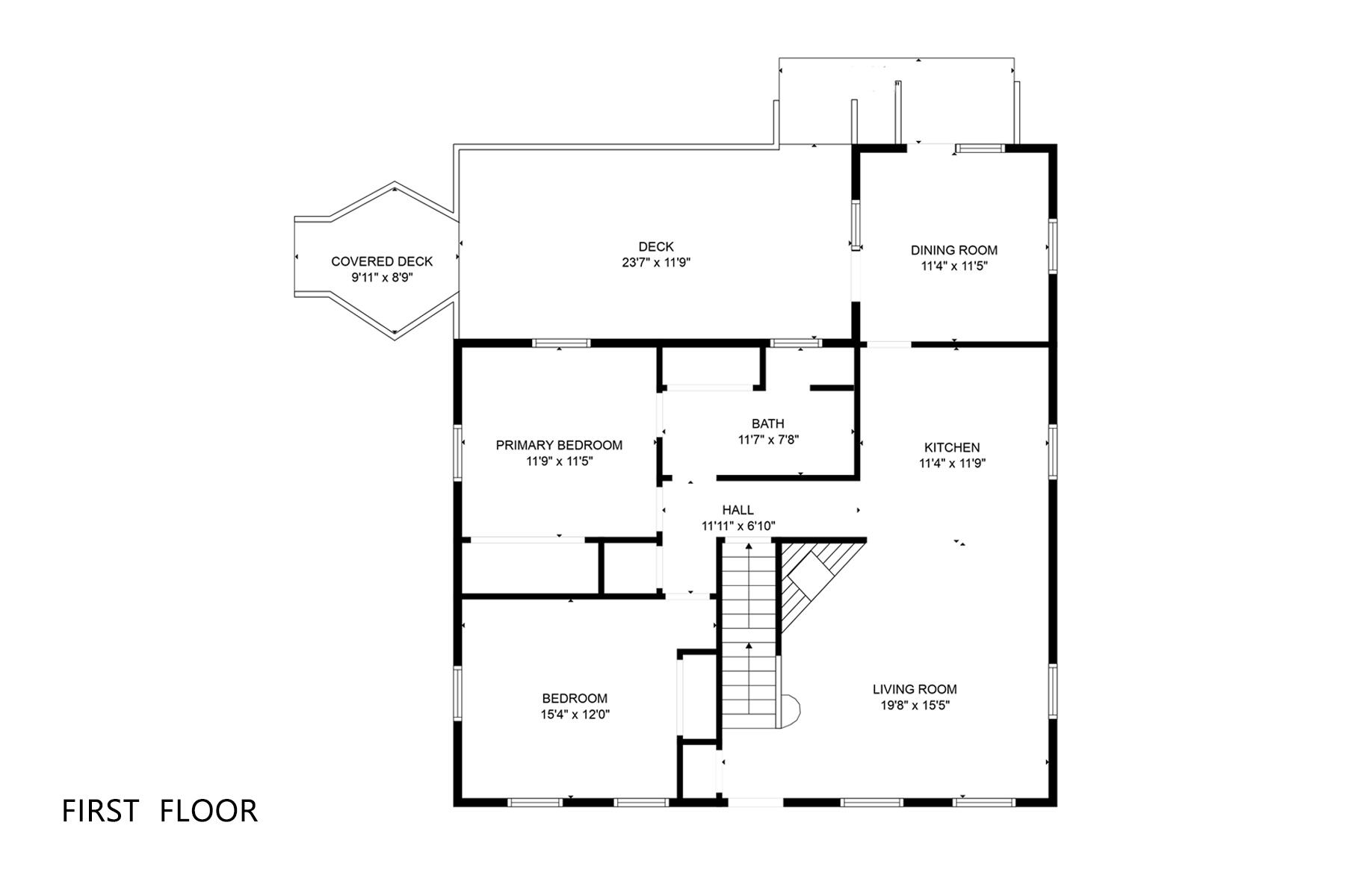 426 Old Post Road Cotuit, MA 02635 - Photo 14 of 27 a picture of floor plan