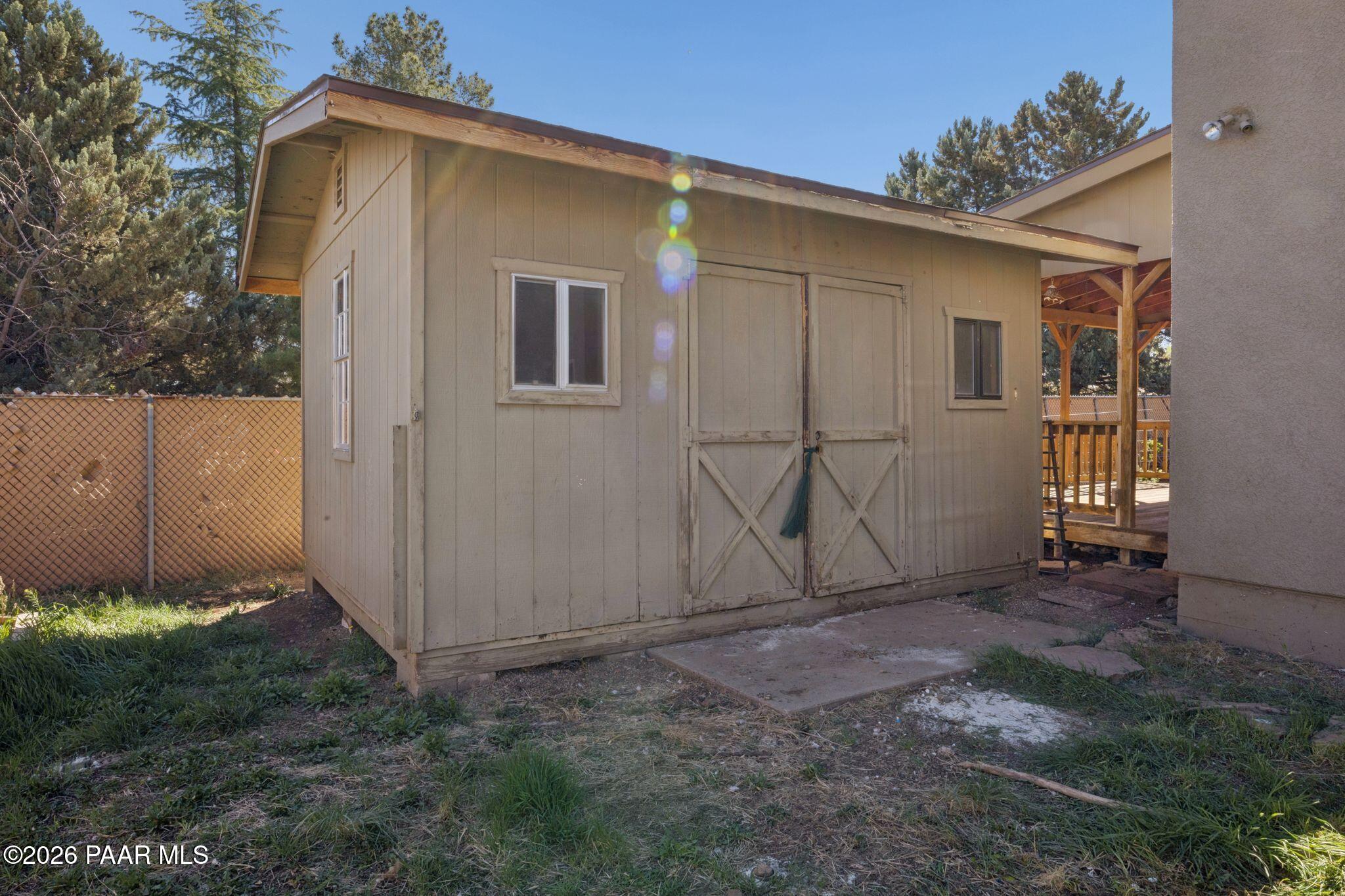3499 North Tower Road Prescott Valley, AZ 86314 - Photo 49 of 51 Shed