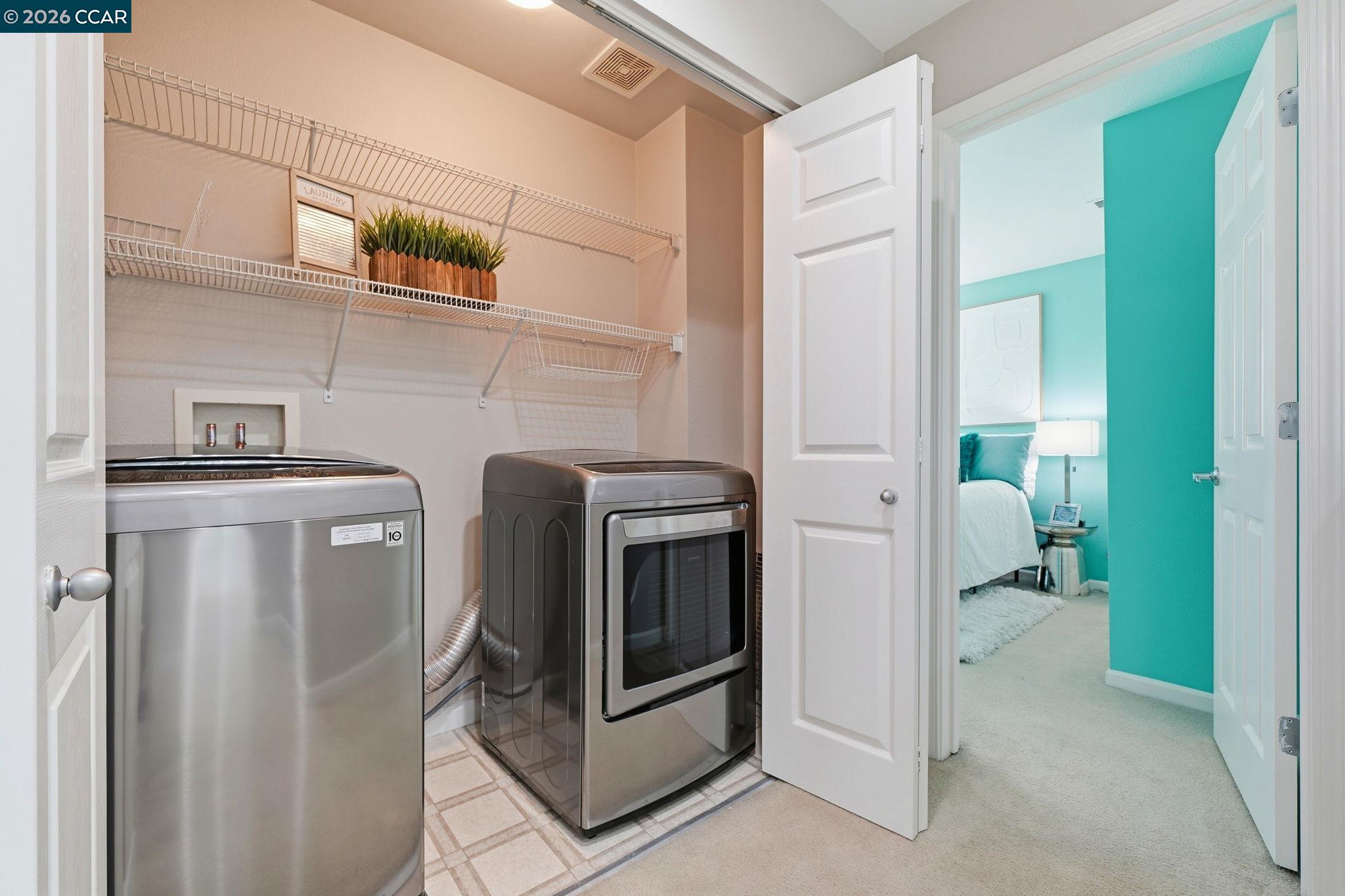 3217 Amaryllis Circle San Ramon, CA 94582 - Photo 35 of 48 a utility room with dryer and washer