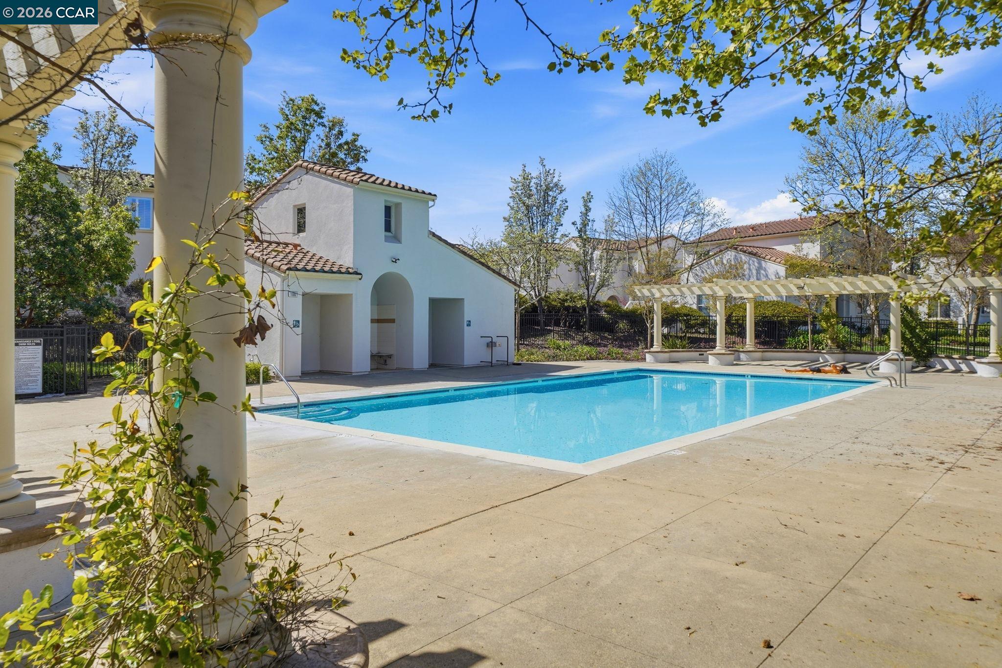 3217 Amaryllis Circle San Ramon, CA 94582 - Photo 44 of 48 a view of a house with a swimming pool