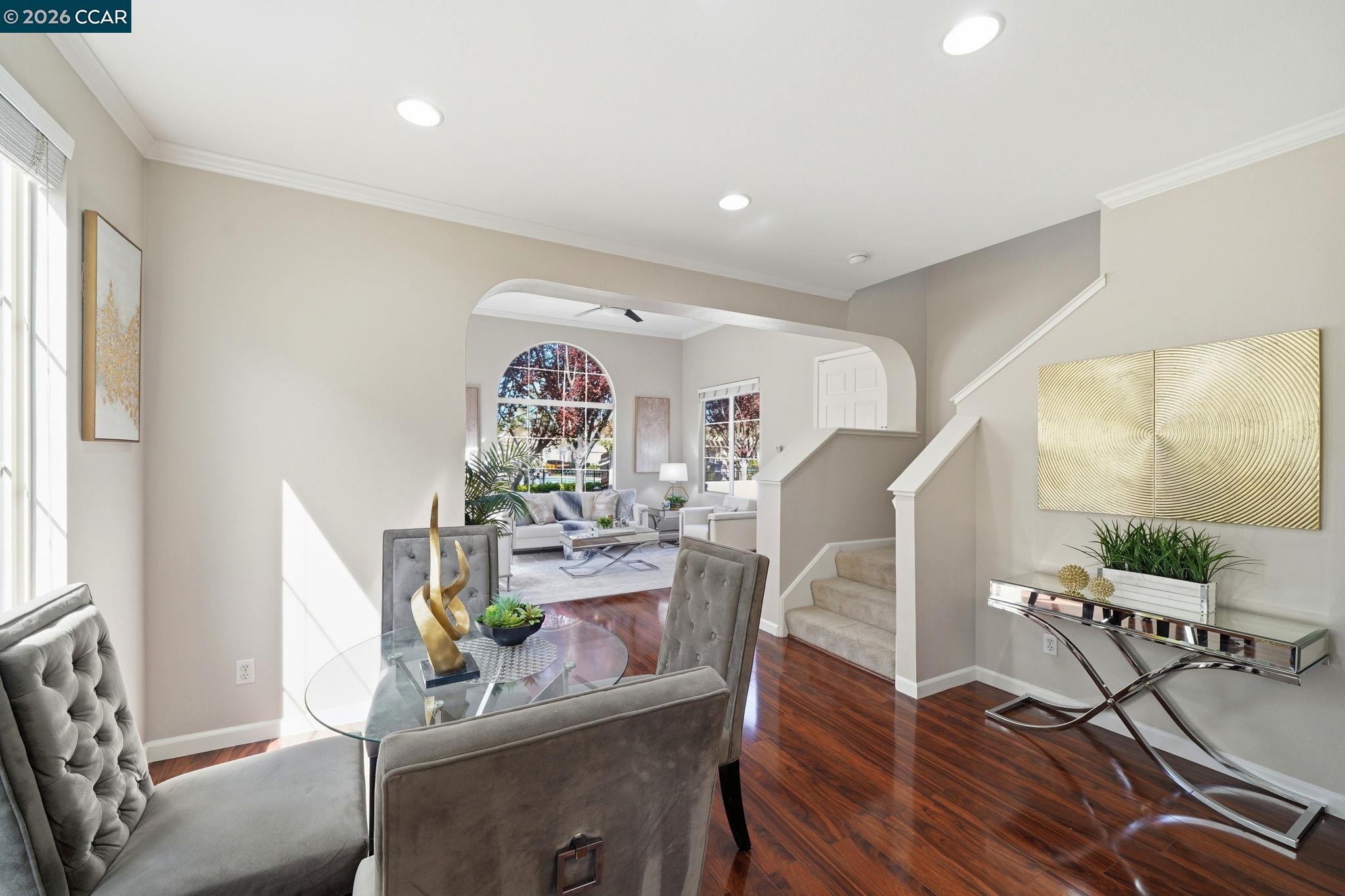 3217 Amaryllis Circle San Ramon, CA 94582 - Photo 10 of 48 a view of a livingroom with furniture wooden floor and windows