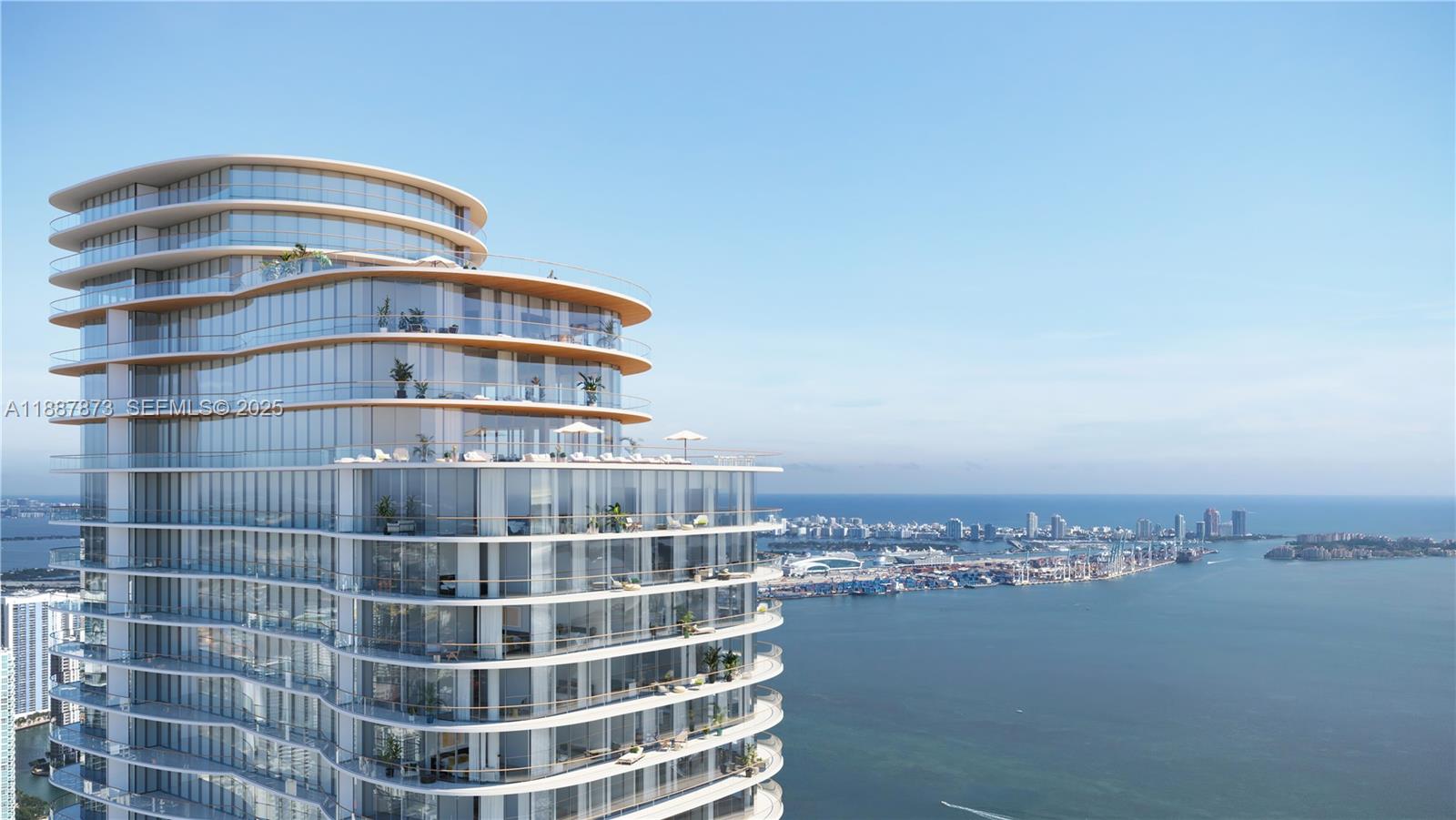 1420 South Miami Avenue, Unit 7204 Miami, FL 33130 - Photo 15 of 38 a view of a tall building