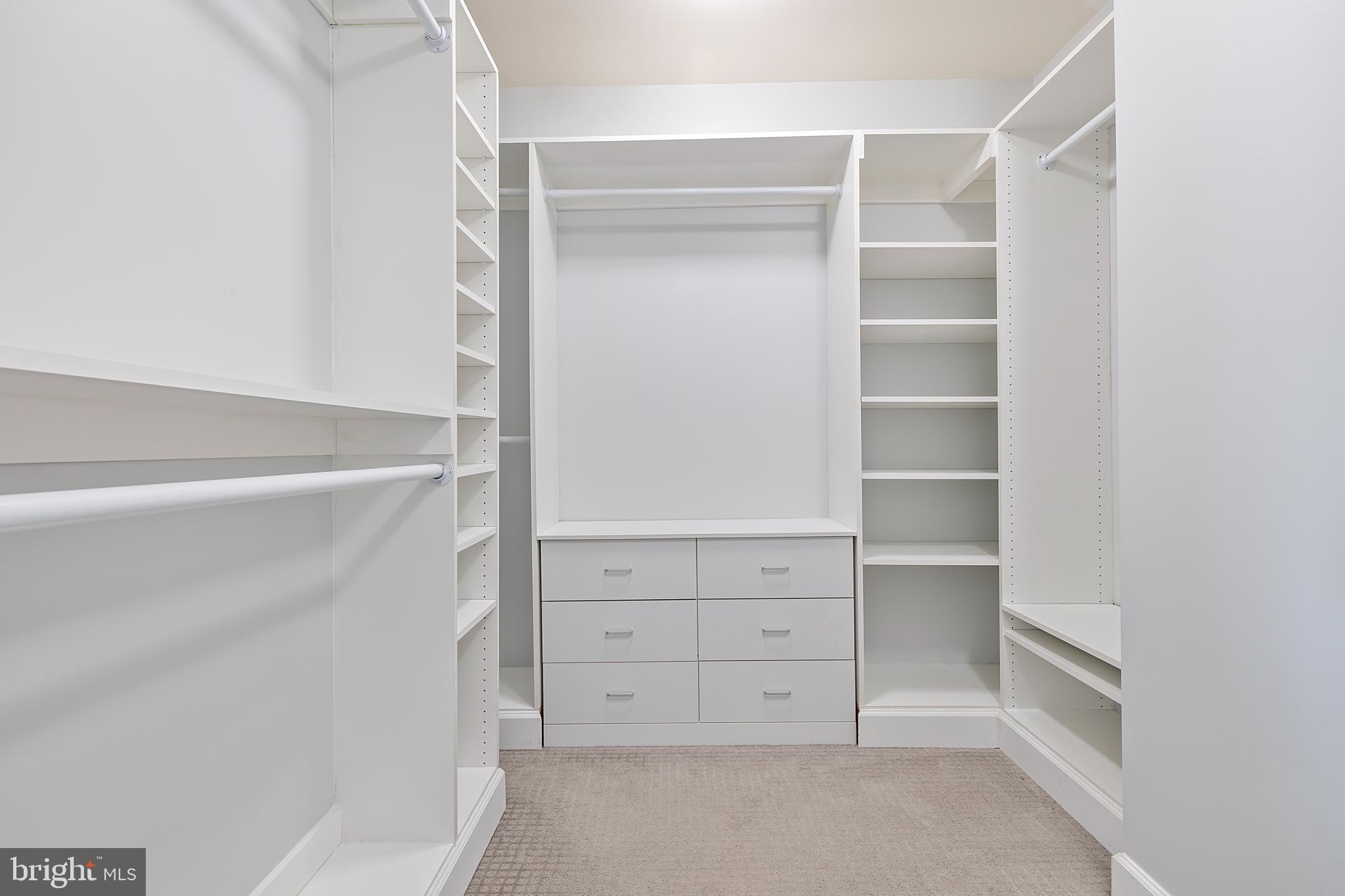 7071 Mongoose Trail Gainesville, VA 20155 - Photo 33 of 51 a view of walk in closet with empty racks