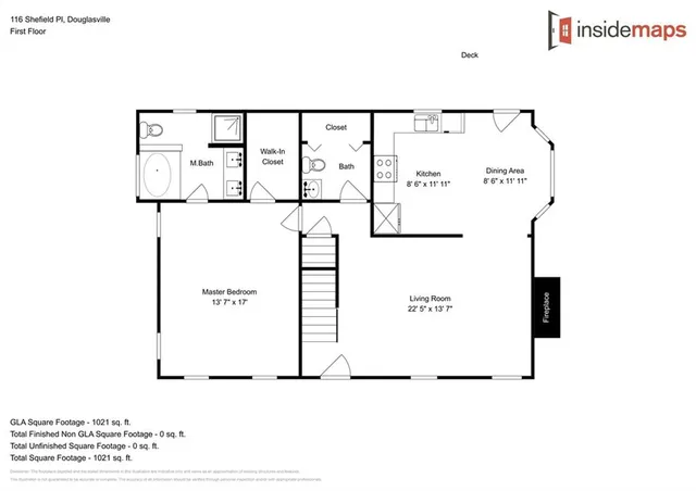 $1,900 | 116 Shefield Place, Douglasville, GA 30134