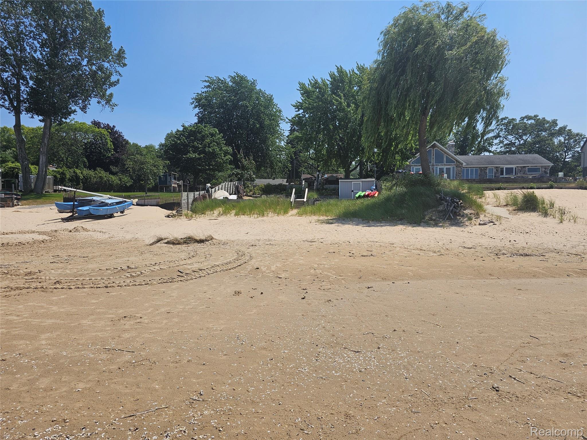 4682 Port Austin Road Caseville, MI 48725 - Photo 16 of 21 Beach view from water.