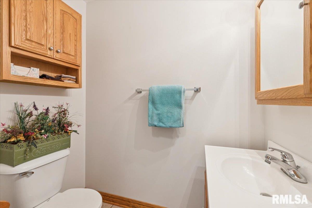 3983 120th Street Bryant, IA 52727 - Photo 40 of 62 a bathroom with a sink and a toilet