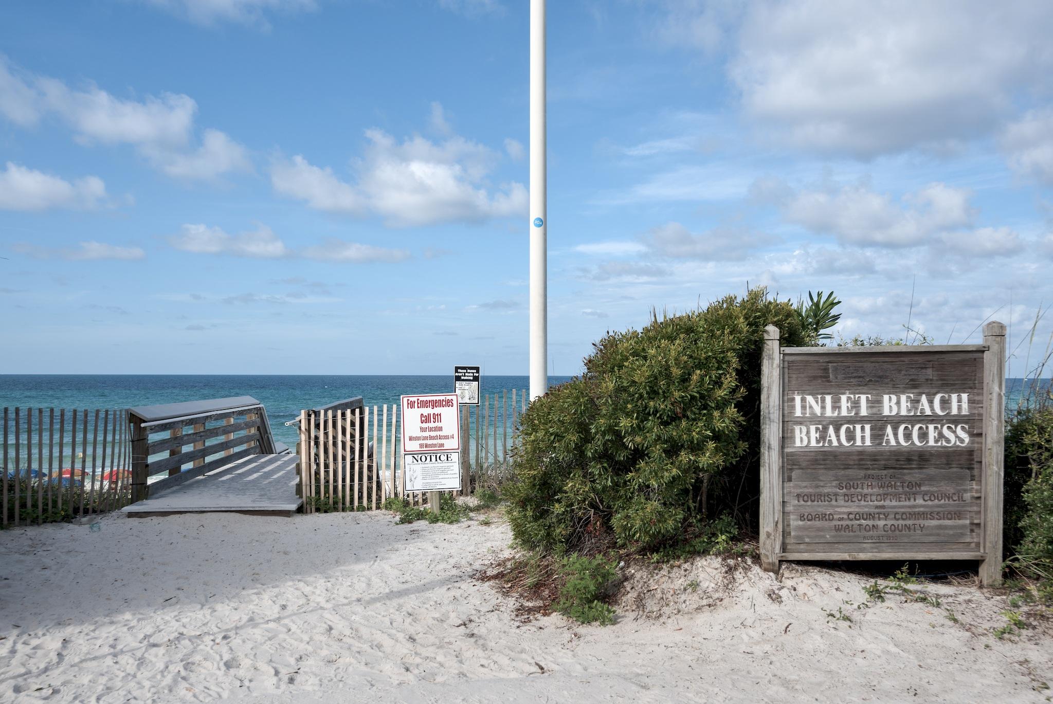 Lot 43 West Willow Mist Road Inlet Beach, FL 32461 - Photo 13 of 13 a sign board with parking space