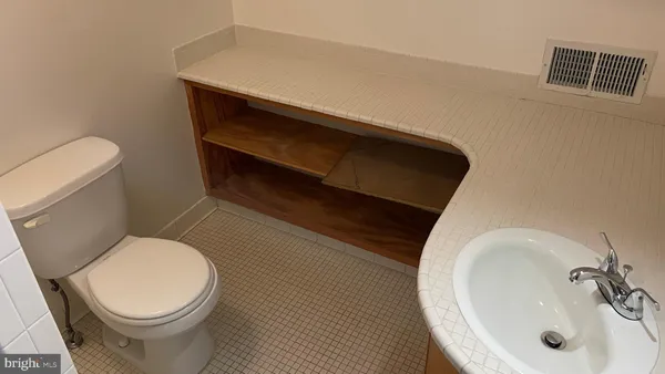 a bathroom with a sink and a toilet